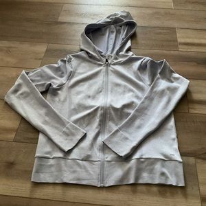 Zip up hooded jacket